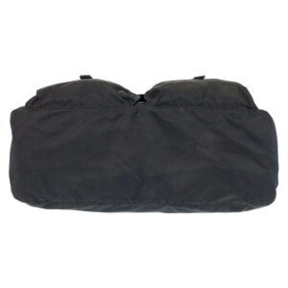 Prada Tessuto triangular logo plate black Nylon shoulder messenger bag - Picture 6 of 10